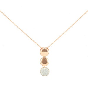 שרשרת תליון שלושת עיגולי הזהב.